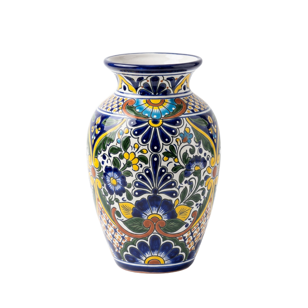 Made in Mexico - Talavera pottery vase