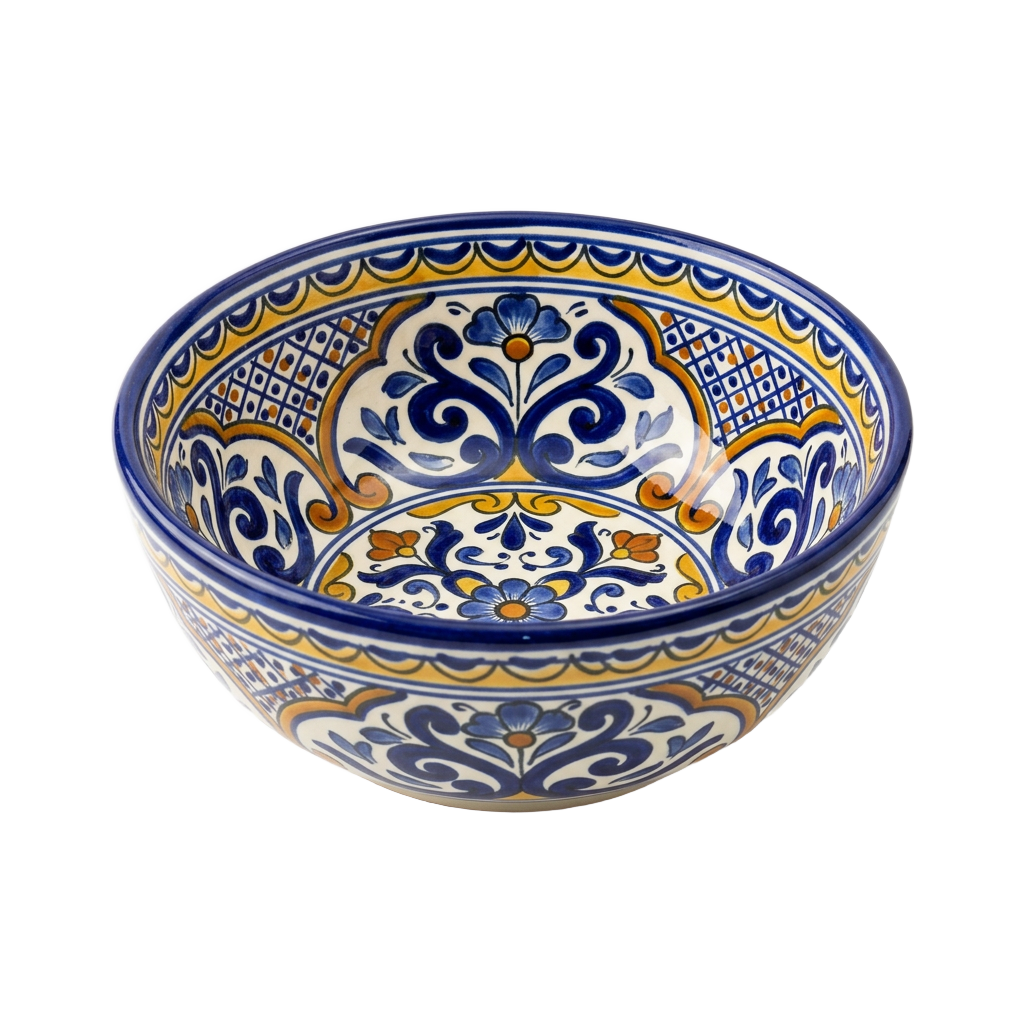 Talavera & Pottery - painted ceramic bowl