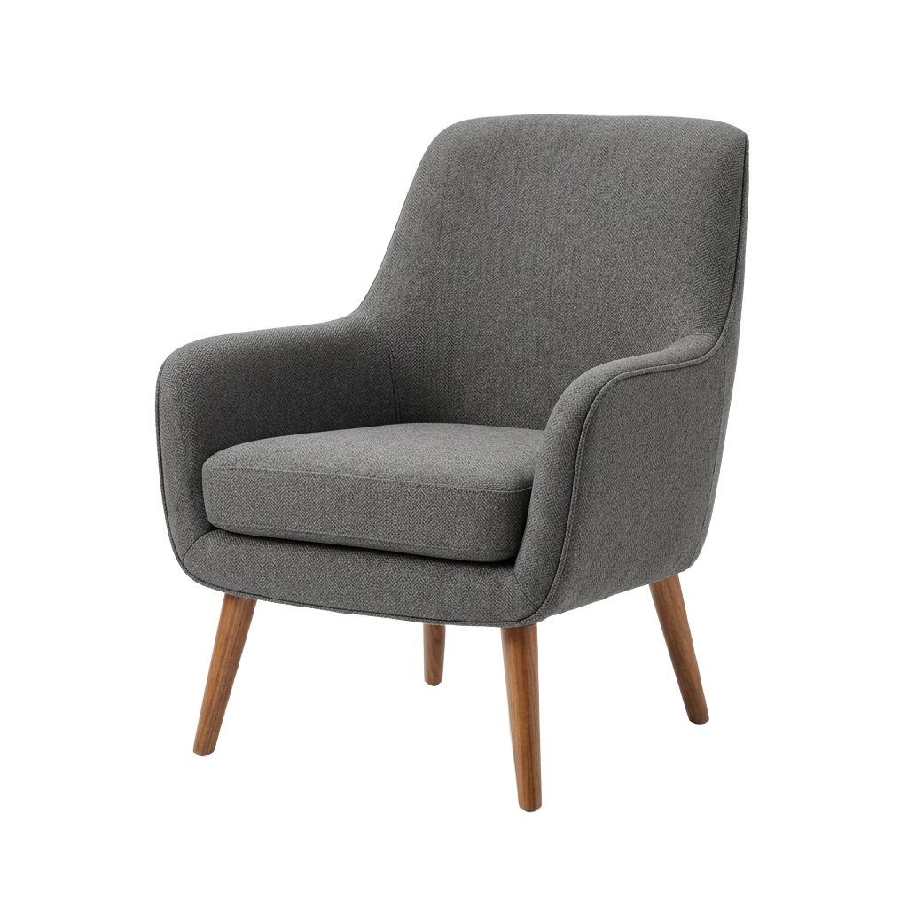 Sillón decorativo de mediados de siglo