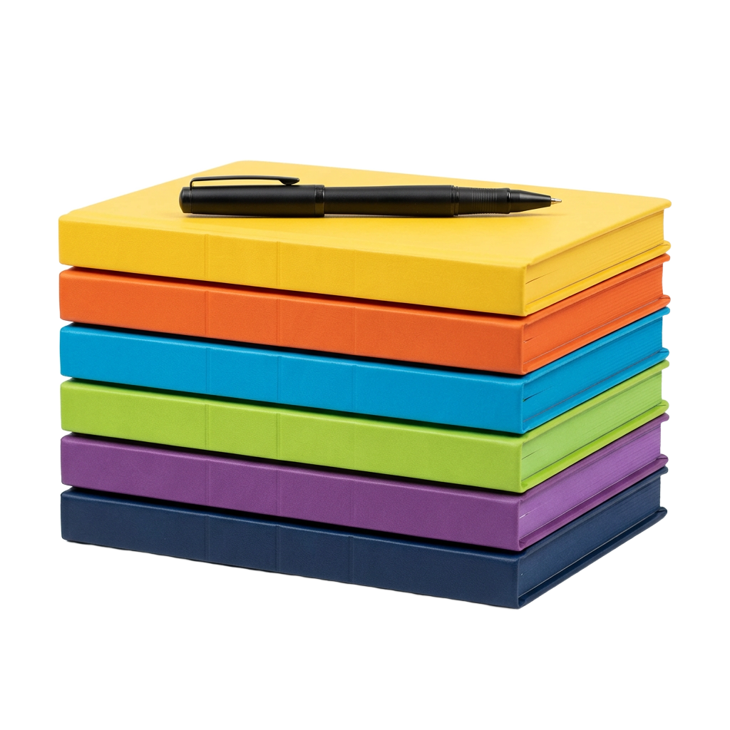 Cuaderno de tapa dura con puntos