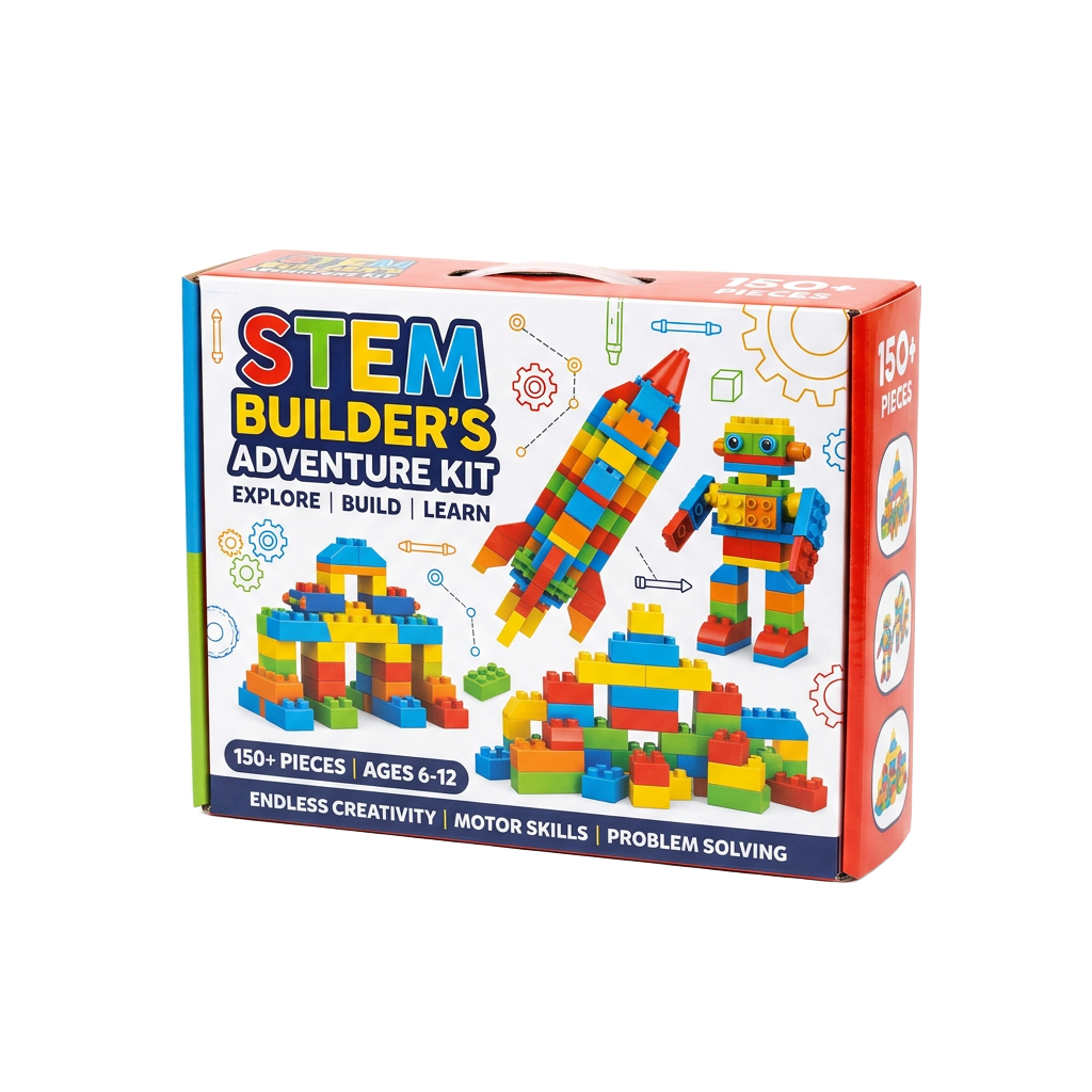 Wooden STEM Building Set