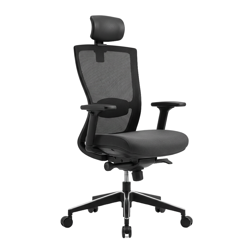 Silla de oficina ergonómica de malla