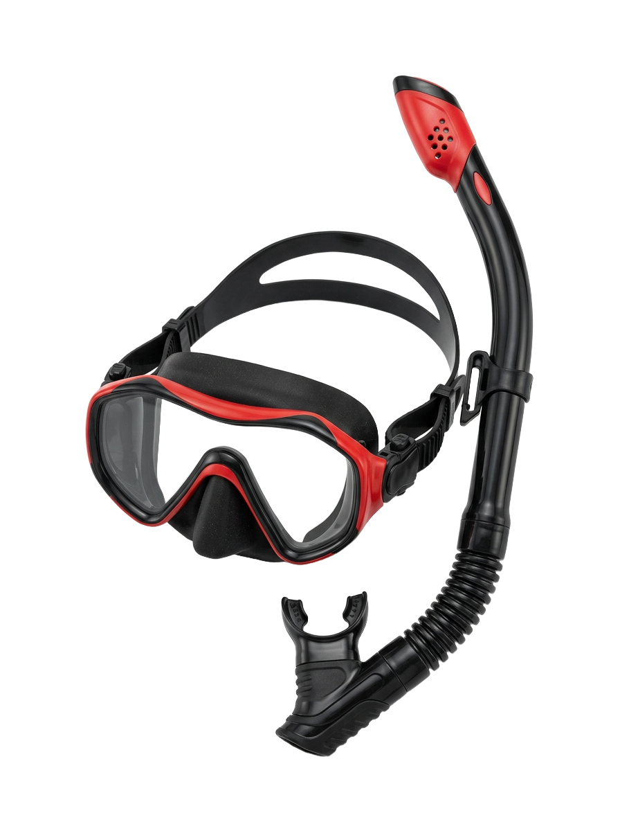 Set de máscara y snorkel antiniebla para natación