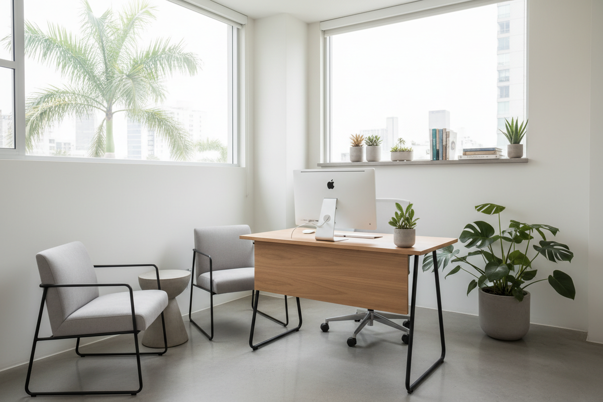 make it a small office type enviroment please