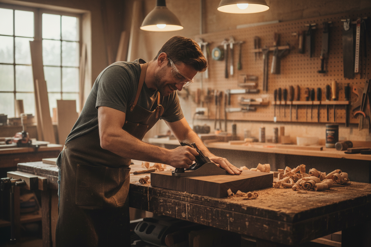 nooo, I need a carpenter making a cutting board in the shop
